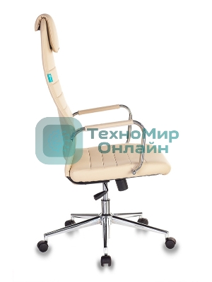 Кресло Бюрократ KB-9N/ECO/OR-12 бежевый, экокожа