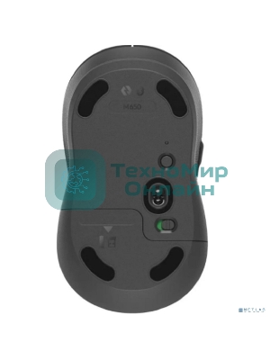 Мышь беспроводная Logitech M650 графитовый, 4000 dpi, радиоканал, Bluetooth, USB, кнопки - 5