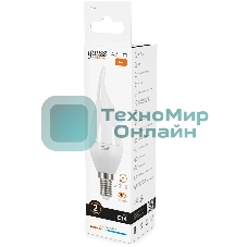 Лампа светодиодная Gauss Elementary 6Вт цок.: E14 свеча 220B св. свеч. бел. теп. (упак.: 10 шт)