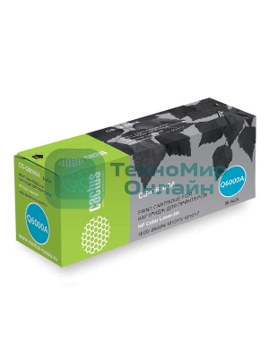 Картридж лазерный Cactus CS-Q6000A черный (2500 стр.) для HP 1600/2600N/M1015/M1017