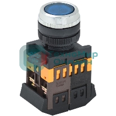 Кнопка ABLFS-22 син. 1з+1р IEK BBT30-ABLFS-K07