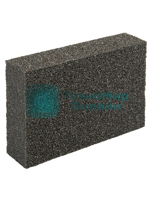 Губка для шлифования Matrix 100 x 70 x 25 мм, мягкая, 3 шт., P 60/80, P 60/100, P 80/120