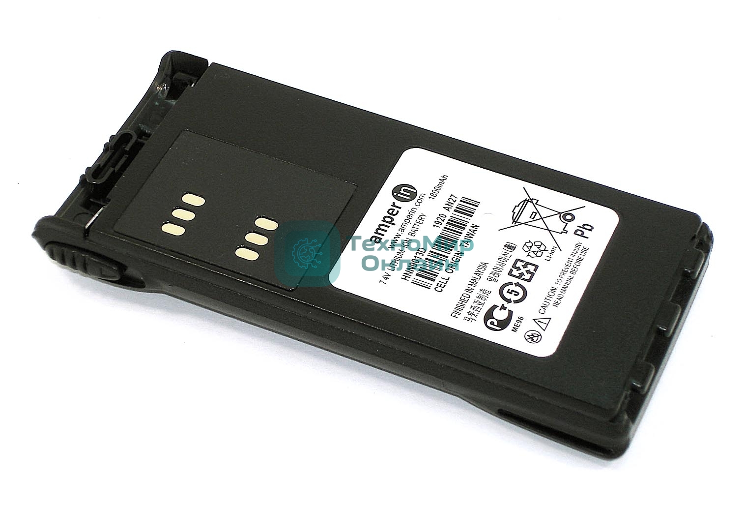 Аккумулятор Amperin для Motorola GP HT750 HT1200 GP240 (HMNN4158) Li-ion 1800 mAh 7.4V