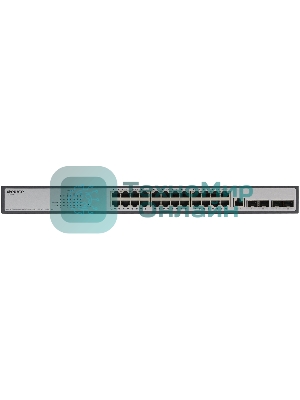 Коммутатор ORIGO Managed L3 Switch 24x1000Base-T PoE, 4x10Gbase-X SFP+, PoE Budget 370W, RJ45 Console, 19