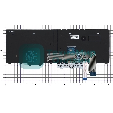 Клавиатура для ноутбука Lenovo Thinkpad T15p P15v черная
