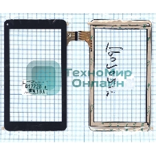 Сенсорное стекло (тачскрин) FPC-TP070215 черное