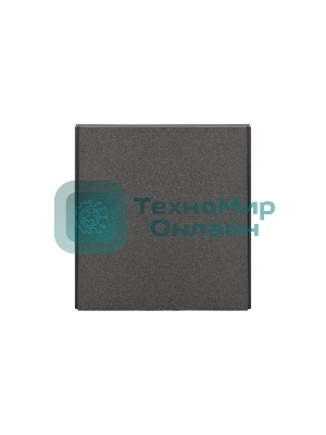 Выключатель Kranz STRONG 1 кл проходной (переключатель) 10А с/у графит