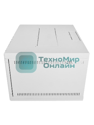 Шкаф телекоммуникационный настенный 6U (600х650) дверь металл, ШРН-6.650.1 (ШPH 6.650.1)