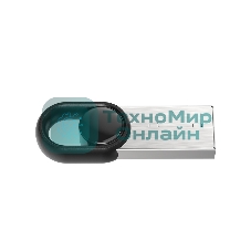 Флешка USB Netac UM2 (NT03UM2N-064G-20BK), 64Gb, USB 2.0, R/W 100/40, серебристый/черный