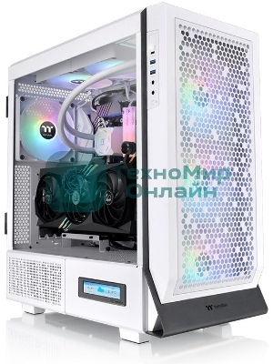 Компьютерный корпус Thermaltake Ceres 500 TG ARGb белый без БП ATX 4x140мм 2xUSB3.0 1xUSB3.1 audio bott PSU