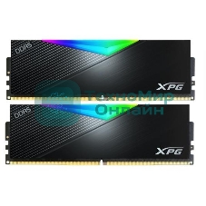 Оперативная память XPG Lancer, DDR5, 64GB (2x32GB), 6400MHz, CL32, DIMM, с радиаторами, RGB, черный