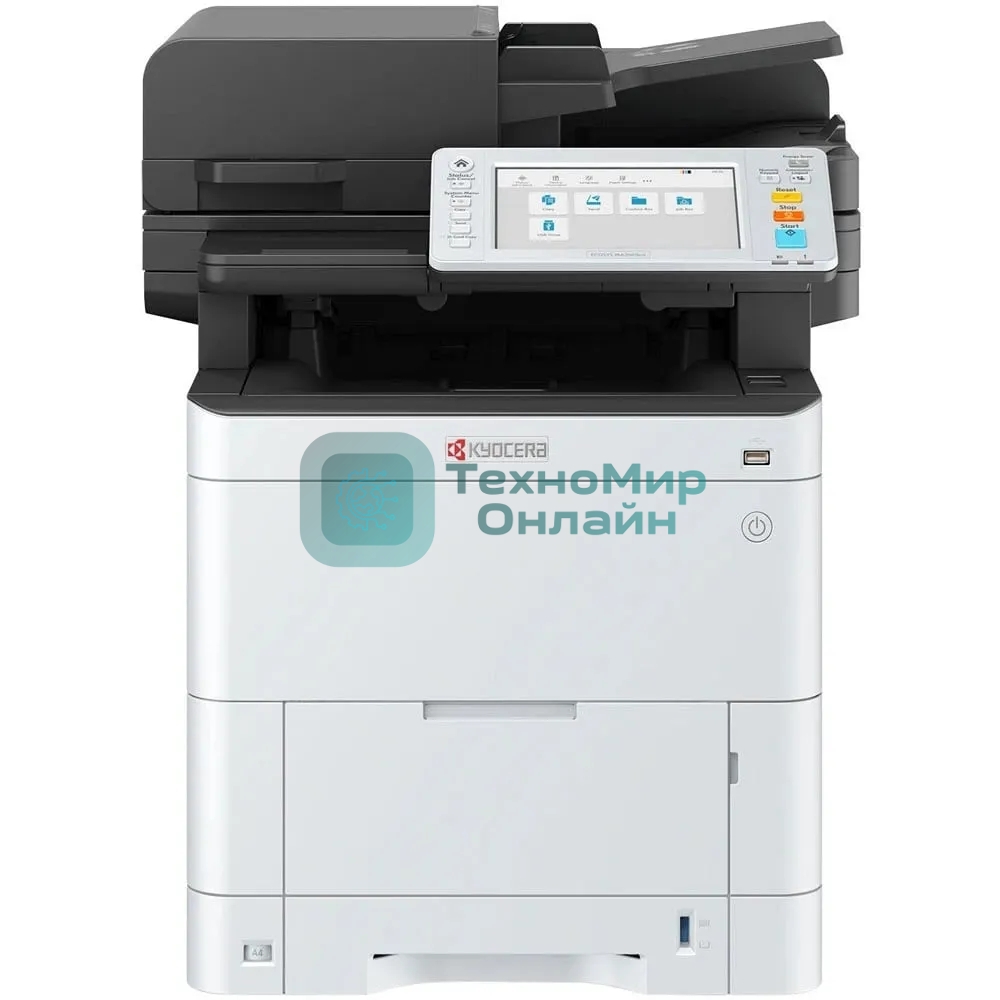 МФУ лазерное Kyocera ECOSYS MA4000cifx (replaces M6635cidn) (1102Z53NL0), A4, цветной, печ. 40 стр/мин., скан. до 60 стр/мин (ч/б) 50 стр/мин (цвет.), 1200 x 1200 dpi (печать) 600 x 600 dpi (скан.), Ethernet, USB