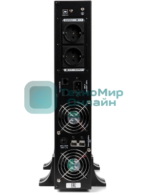 Источник бесперебойного питания Бастион RAPAN-UPS 3000-RACK-IN-4X9 Line-interactive, 3000ВА/2100Вт, USB, 2х EURO, АКБ 4x 9Ah, подкл АКБ блоков (8938)