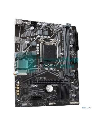 Материнская плата Gigabyte H410M K 2.0, LGA 1200, Intel Q470, 2xDDR4, 2xSATA, 1xM.2, 1xPCIe 3.0 x16, 1xPCIe x1, 1xHDMI, 1x 1Gb LAN, 2xUSB-A 3.2 Gen 1, 4xUSB-A 2.0, 3x3.5 мм, 7.1, mATX