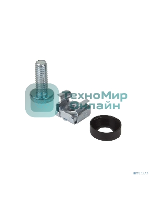 Комплект крепежа Rexant винт+шайба+гайка M6x16