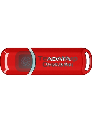Флешка USB ADATA UV150 (AUV150-64G-RRD), 64Gb, USB 3.0, R/W 100/30, красный