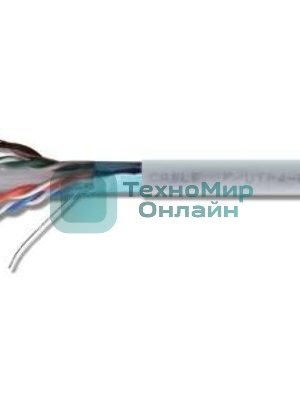 Кабель витая пара Rexant F/UTP cat.5e 1х2х24AWG solid CU PVC сер. (м)