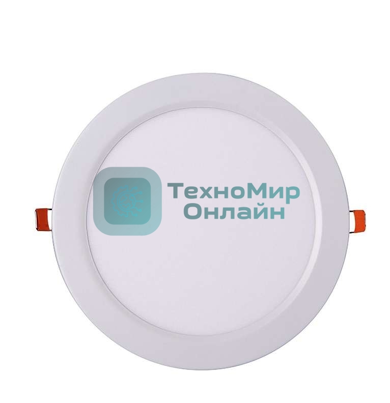 Светильник светодиодный JazzWay ультратонкий встраив. PPL-R 15Вт 6500К IP40 WH d190мм круглый