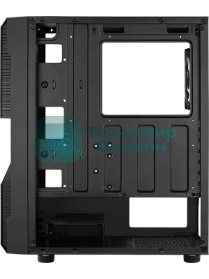 Компьютерный корпус Aerocool/Formula Menace Saturn FRGB-G-BK-v1 черный без БП ATX 4x120мм 2xUSB2.0 1xUSB3.0 audio bott PSU