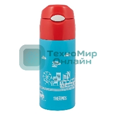 Термос Thermos FHL-401F BL 0.4л. голубой/красный с чехлом (320353)
