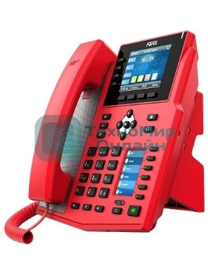 Телефон IP Fanvil X5U-R красный
