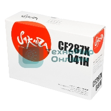 Картридж Sakura CF287X/041H для HP и Canon, черный, 20000 к.