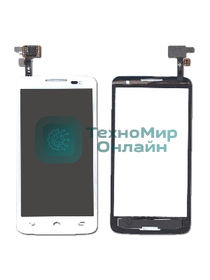 Сенсорное стекло (тачскрин) для Alcatel One Touch X'POP 5035X белое