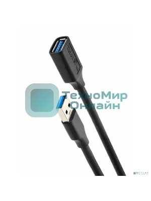 Кабель удлинительный USB3.0 Am-Af 5m Telecom черный (TUS708-5M)