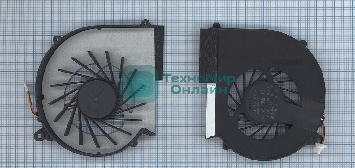 Вентилятор (кулер) для ноутбука HP Pavilion G43, G57, CQ43, CQ57 635