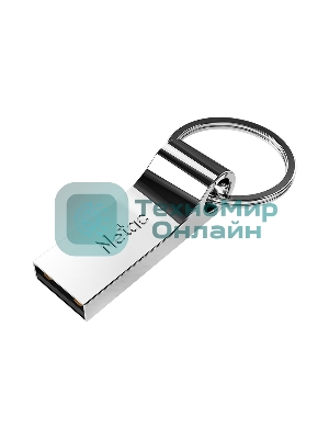 Флешка USB Netac U275 (NT03U275N-004G-20SL), 4Gb, USB 2.0, R/W 50/15, серебристый