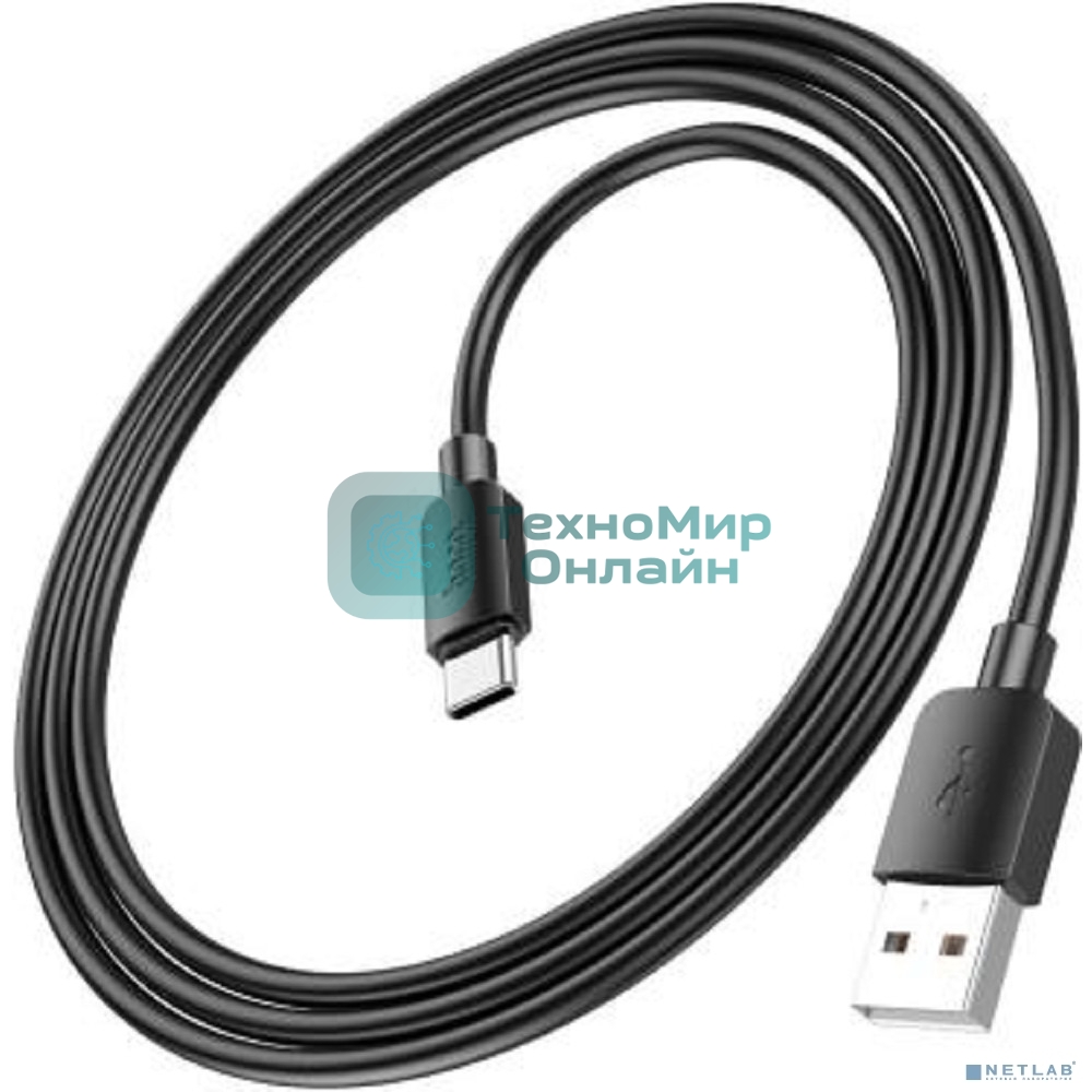 Кабель USB HOCO X96 Type-C/ 1m/ 3A/ Black