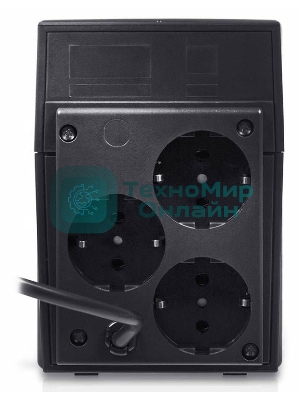 Источник бесперебойного питания Powercom Raptor RPT-1000A 600Вт 1000ВА черный