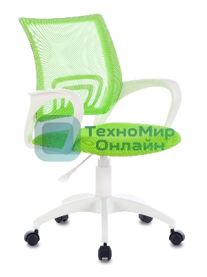 Кресло Бюрократ CH-W695NLT TW-03A TW-18 салатовый, сетка/ткань, 120 кг, механизм качания