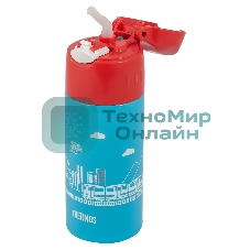 Термос Thermos FHL-401F BL 0.4л. голубой/красный с чехлом (320353)
