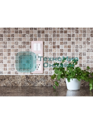 Выключатель 2-клавишный 10AX 250 В белый