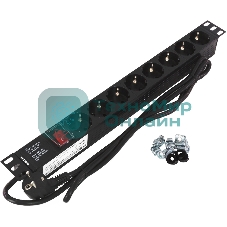 Блок распределения питания NTSS NTSS-PDU-DA2032 гор.размещ. 8x базовые 16A Schuko 1.8м