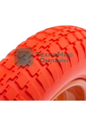 Колесо Palisad полиуретановое 3.00-8 длина оси 90 мм, подшипник 20 мм