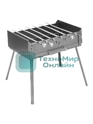 Мангал-дипломат Palisad Camping в сумке 410x280x125 мм, 1,5 мм, 6 шампуров в комплекте