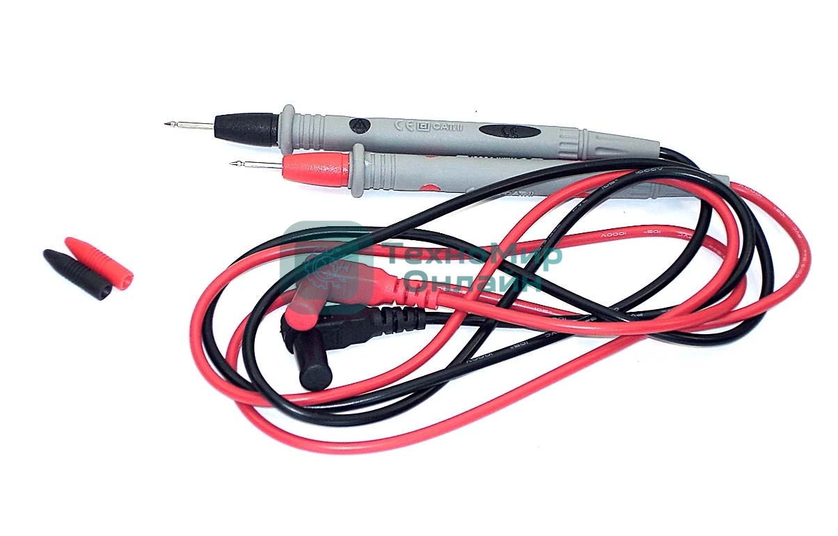 Щупы для тестера LEK-B01 никилерованный наконечник, кабель 100 см oem