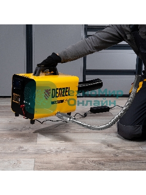 Дизельная тепловая портативная пушка Denzel Flame-5, 5кВт, 300м3/ч, непр.наг., циф. терм.