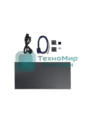 Коммутатор ORIGO Managed L3 Switch 24x1000Base-T PoE, 4x10Gbase-X SFP+, PoE Budget 370W, RJ45 Console, 19