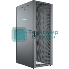 Шкаф серверный C3 Solutions (C3.RF2401) напольный 24U 600x1050 мм пер. дв. перфор. 2 бок. пан. направл. под закл. гайки 1500 кг черный 1182 мм металл