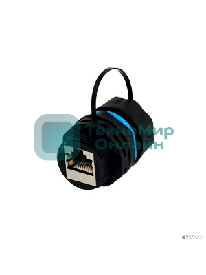 Индустриальный соединительный модуль, RJ-45(8P8C), FTP, CAT6, IP68 с защитным колпачком для кабеля