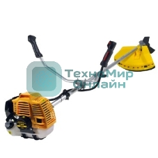 Газонокосилка Champion Т433 Мощность двигателя 1.25/1.7 кВт/л.с, Вес без режущей насадки 8,2 кг, Объем двигателя 42,7 см3, Объем топливного бака 950 мл, Максимальный расход топлива 610 г/кВт•ч/мл/ч, Тип рукоятки U-образная, штанга прямая Разъемная, Длина штанги 1493 мм, Толщина корда 2,4 мм, Нож, кол-во зубцов/диаметр/диаметр посадки 3/255/25,4, Ширина кошения кордом/ножом 400/255 мм, Обороты холостого хода 2800 об/мин. Единая упаковка.