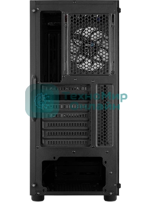 Компьютерный корпус Aerocool/Formula Menace Saturn FRGB-G-BK-v1 черный без БП ATX 4x120мм 2xUSB2.0 1xUSB3.0 audio bott PSU