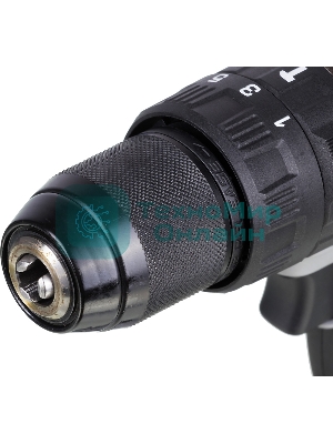 Дрель-шуруповерт ИНТЕРСКОЛ ДАУ-13/18В, 18 В, 2 Ач, 60 Нм, бесщеточный, ударный