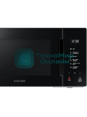 Микроволновая печь Samsung MS23T5018AK/BW черный, 23 л, 800 Вт, переключатели - сенсор