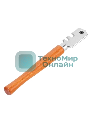 Стеклорез 6-роликовый с деревянной рукояткой Sparta