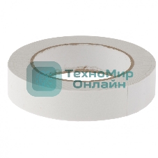 Лента клейкая Matrix на вспененной основе, двусторонняя, белая, 25 мм х 5 м