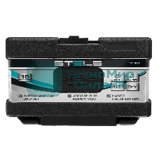 Набор бит Stels 11313 hex хвостовик-шестигранник 1/2'', crv, 10 мм, 15 предм.